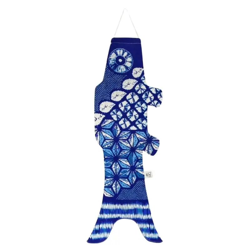 Koinobori Shibori Índigo - 70 cm