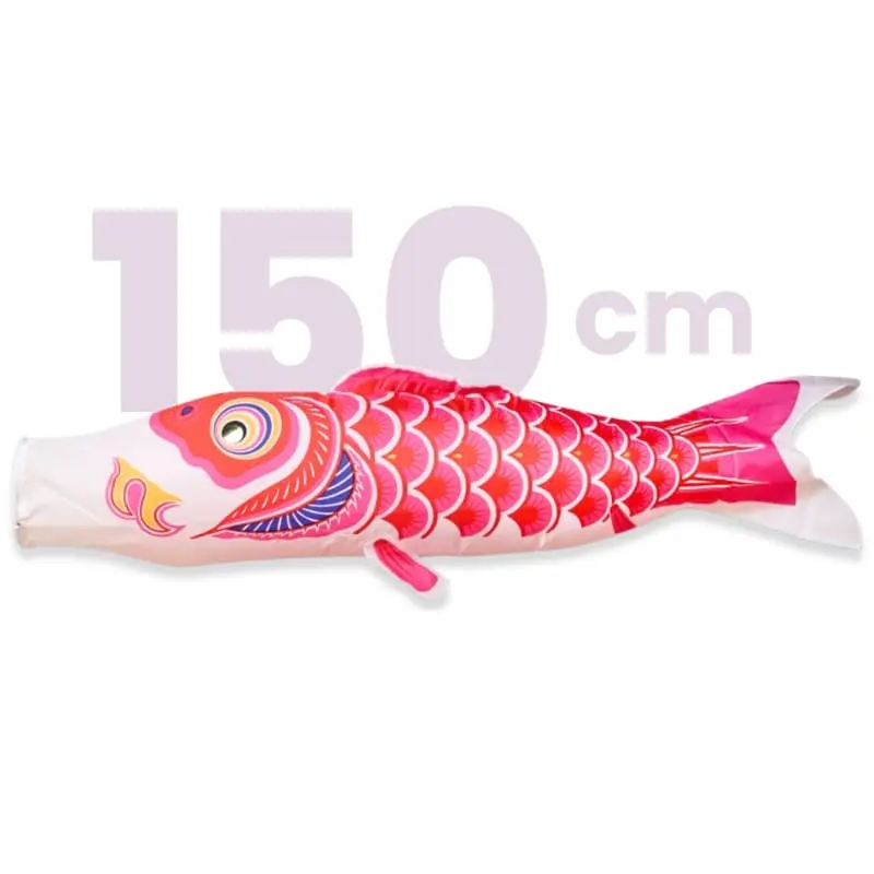 Koinobori Tradicional Japonés Rosa - 150 cm