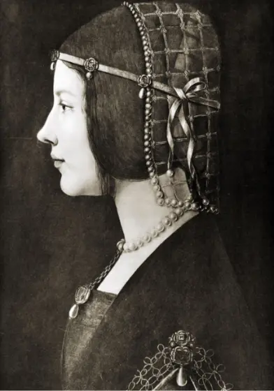 La Dame de Léonard - Menthe par Michelle Papier de découpage