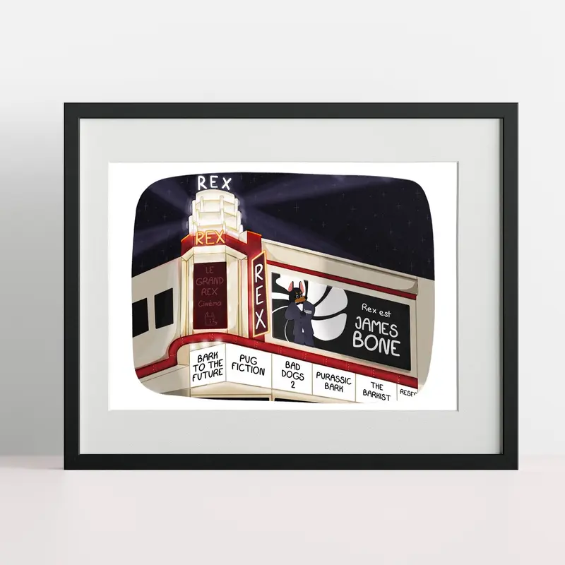 Le Grand Rex - The Paris of Animals - A4 & A5 Print