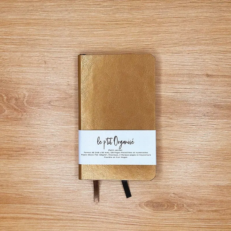 Le p'tit Organisé "Mordoré" - Carnet A6