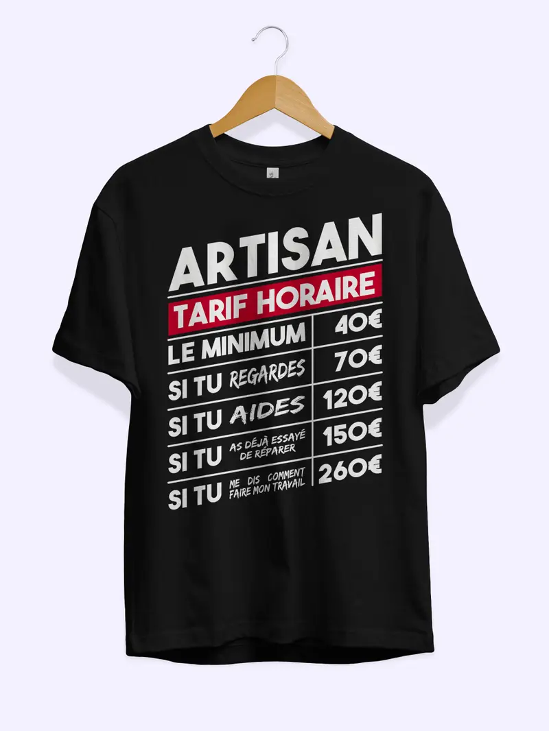 Les bons tarifs aux bons clients ! (Noir)