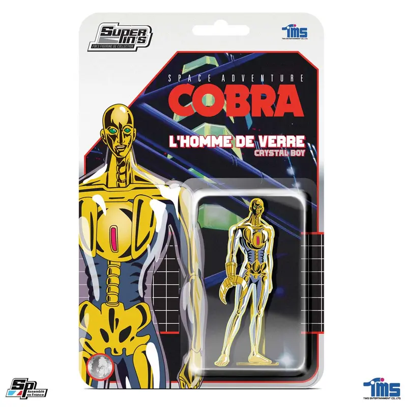 L'Homme de Verre - Figurine/Pin's 10 cm en blister card - Limited edition