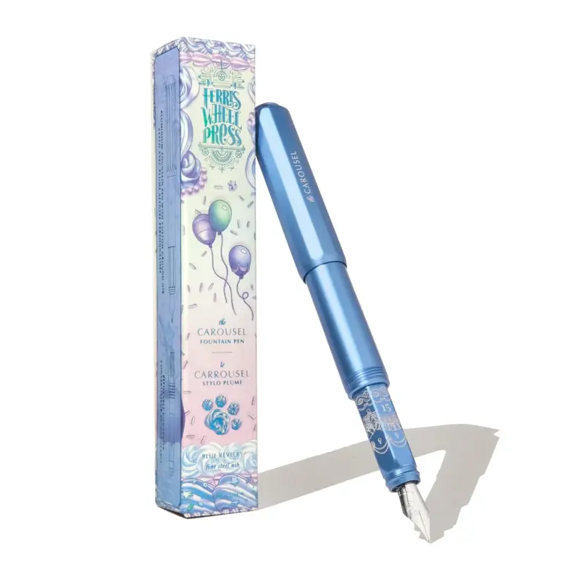 Limited Edition 2025 - Blue Revelry Aluminum Carousel Pen - Medium