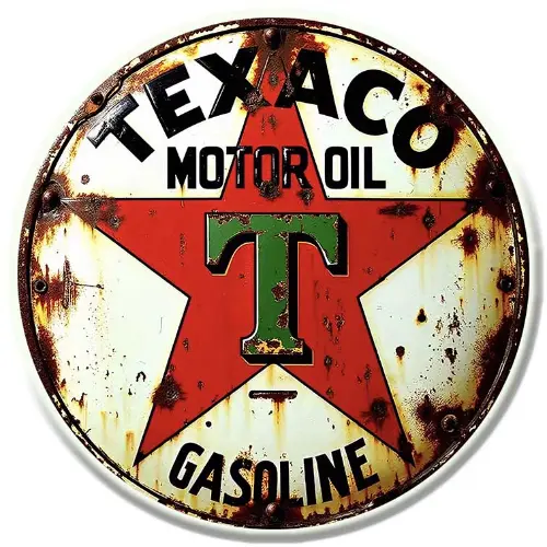 LOGO TEXACO Rouillé TZ049