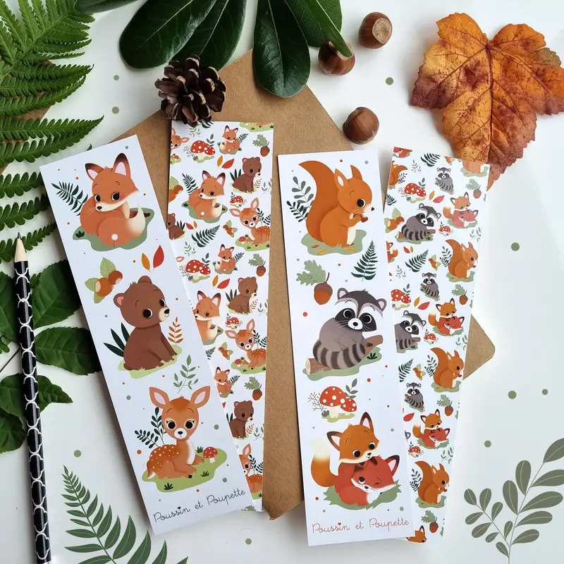 LOT 2 MARQUE-PAGES - AUTOMNE