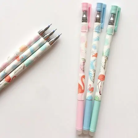 Lot de 3 Stylos Flamant Rose