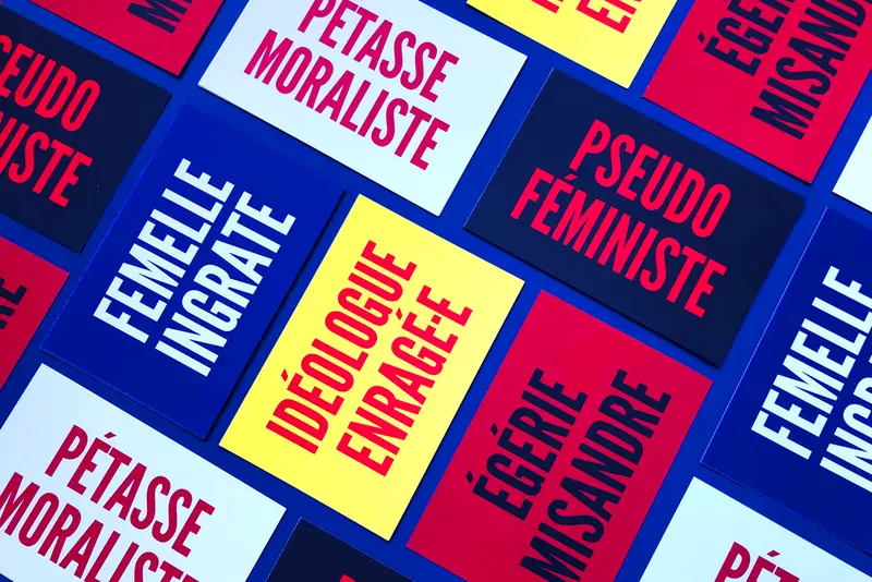 Lot de 5 cartes postales flatteuses