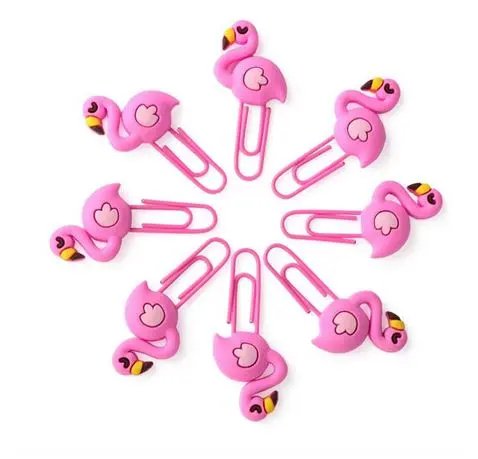 Lot de Trombones Flamant Rose