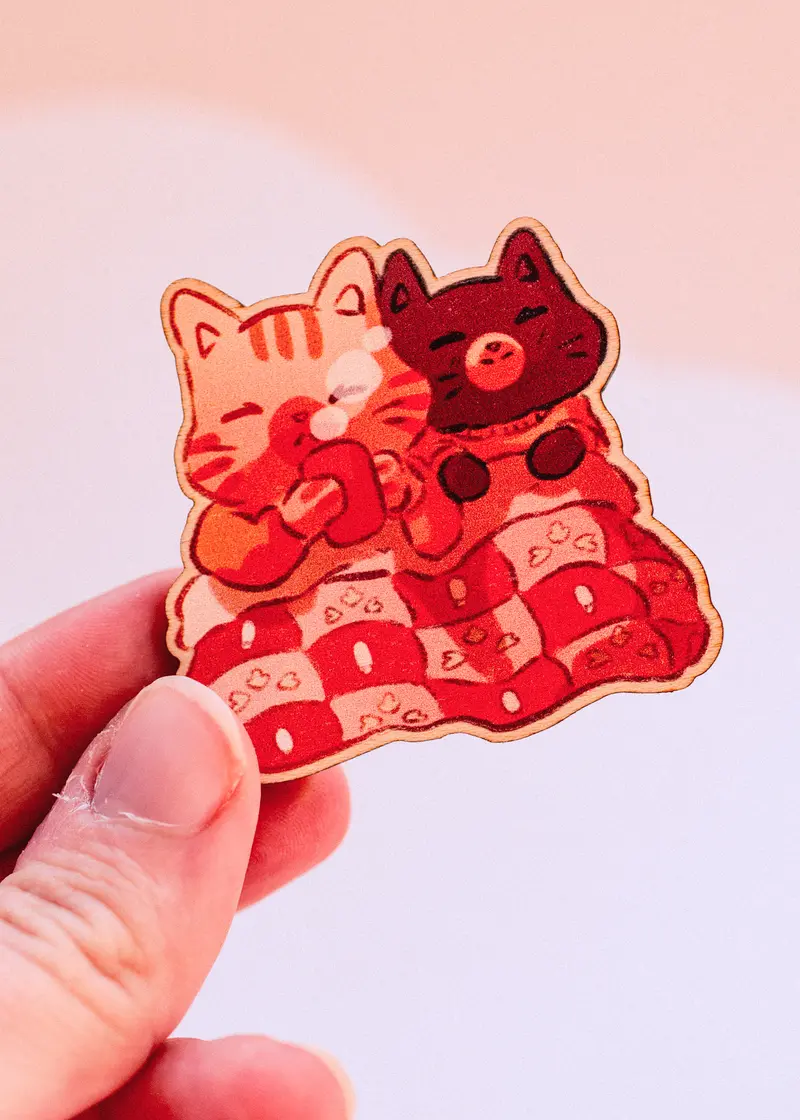 Magnet - Chats couette