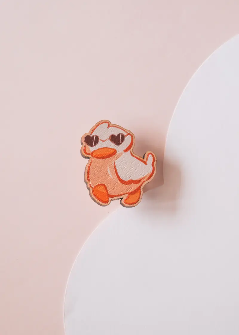 Magnet - Duck squad lunettes cœur
