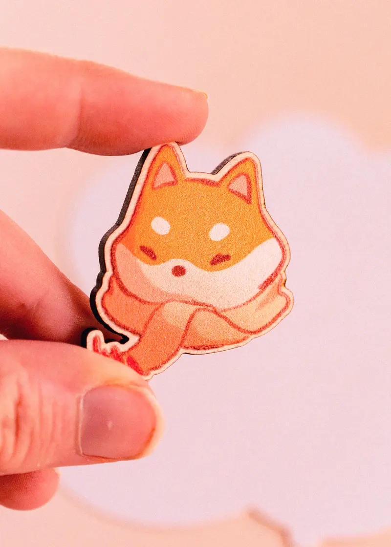 Magnet - Shiba écharpe