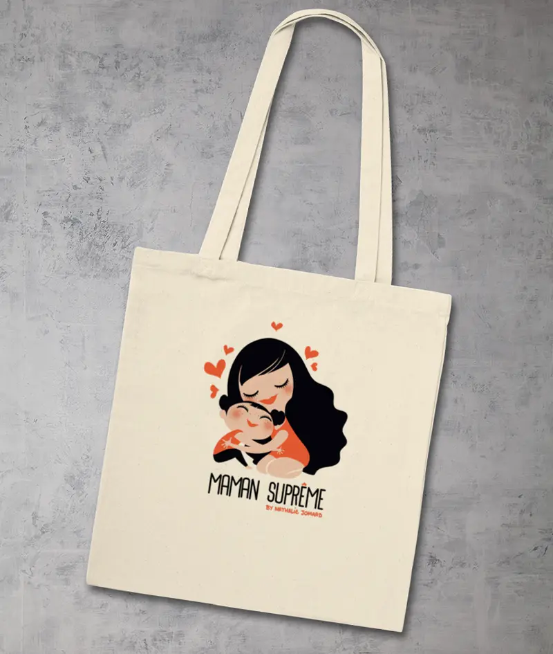 Maman suprême by Nathalie Jomard - Tote bag Premium