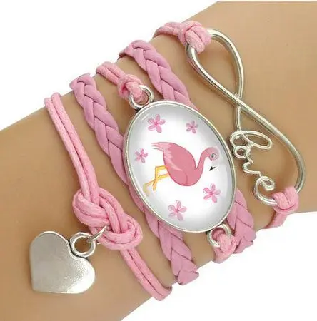 Manchette Flamant Rose Femme