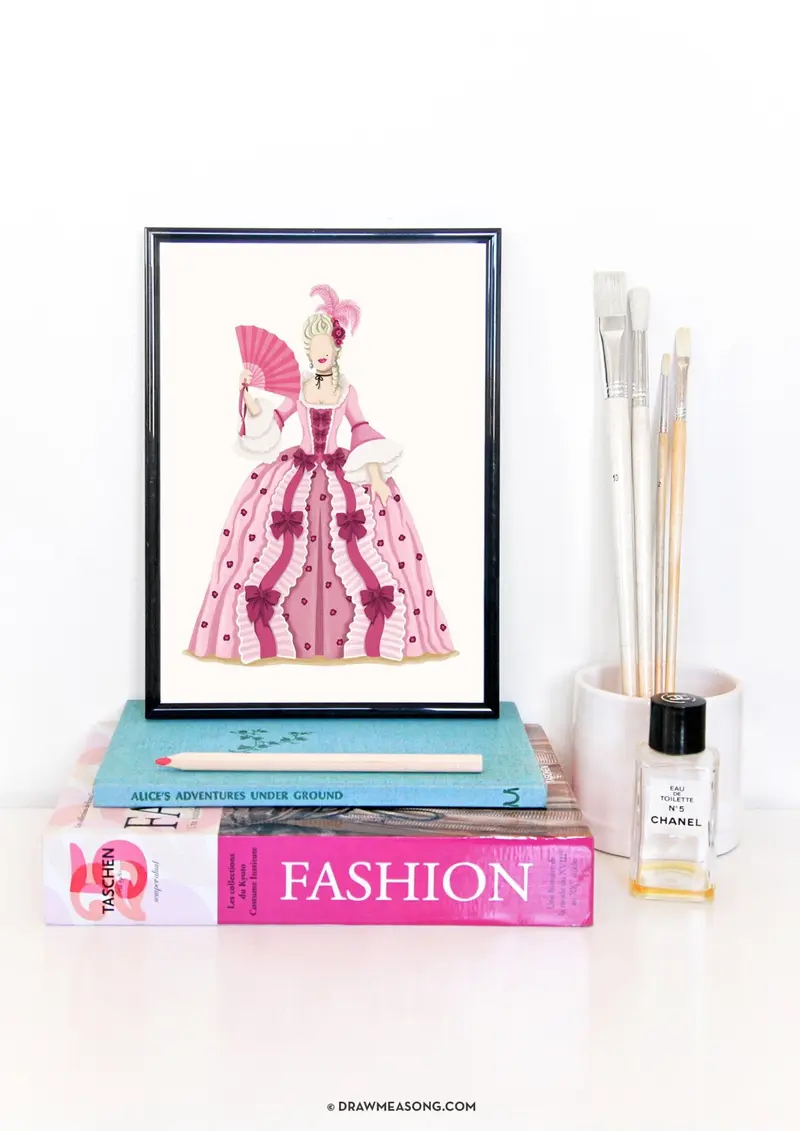 Marie Antoinette Art Print