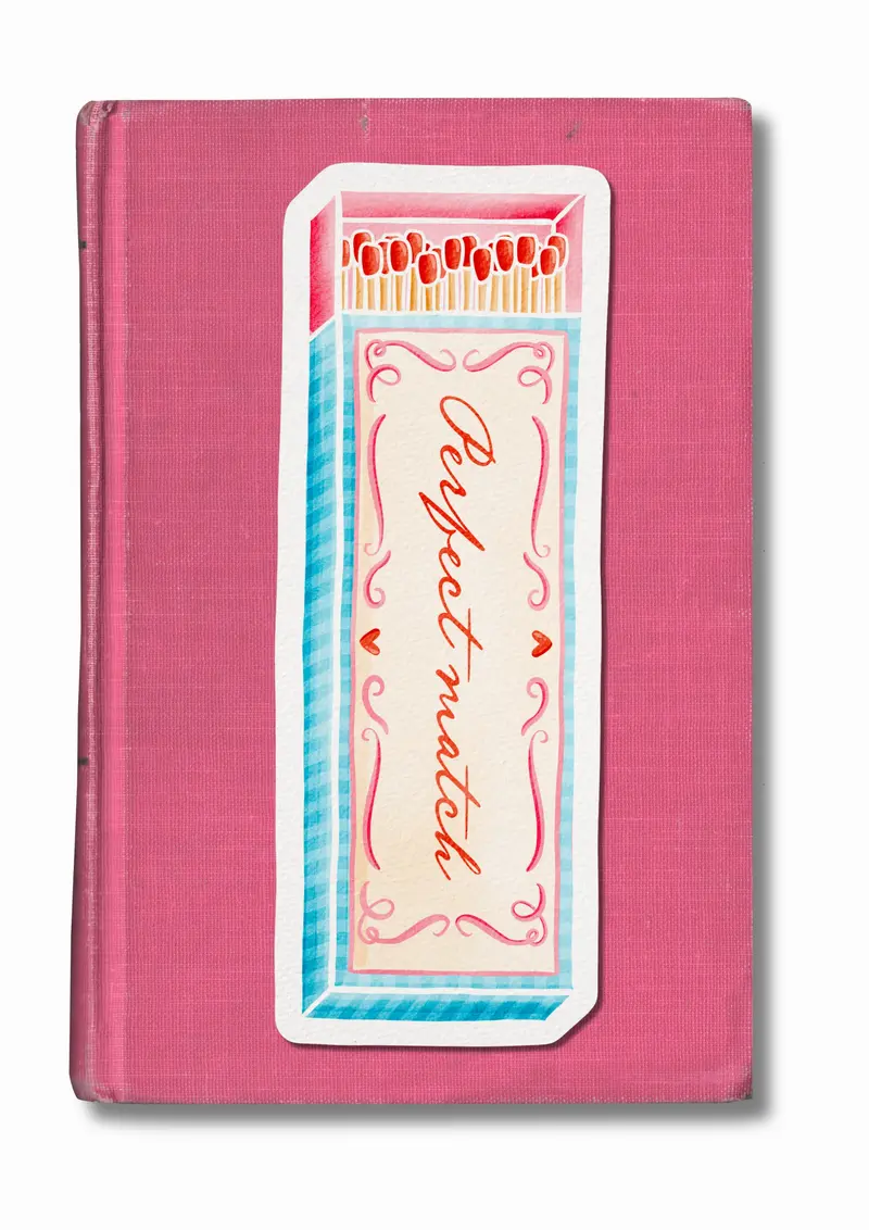 Marque-page illustré "Perfect Match"