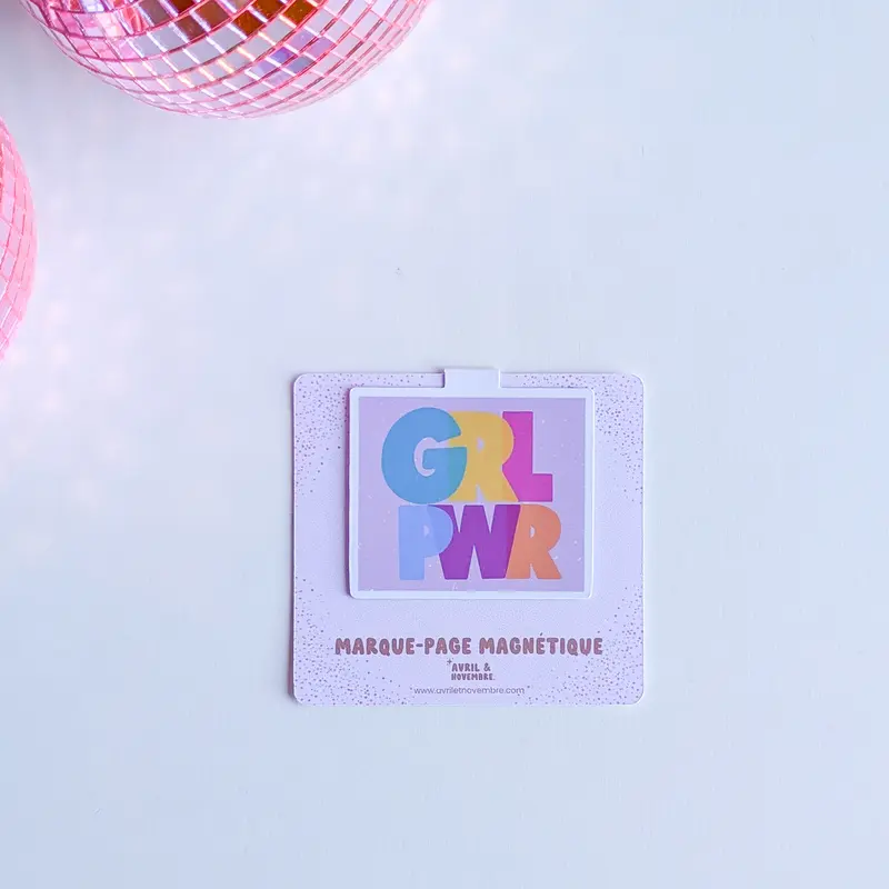 Marque-Page Magnétique – GiRL PoWeR