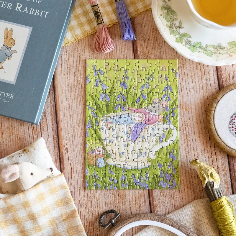 MINI PUZZLE " Pause printanière avec Fonette"