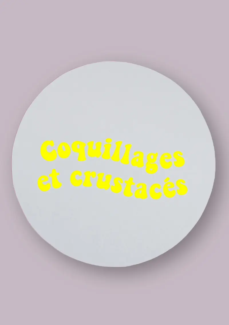 Miroir - Coquillages et crustacés