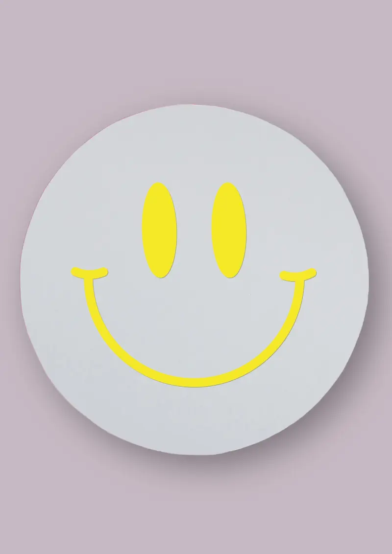 Miroir - Smiley jaune