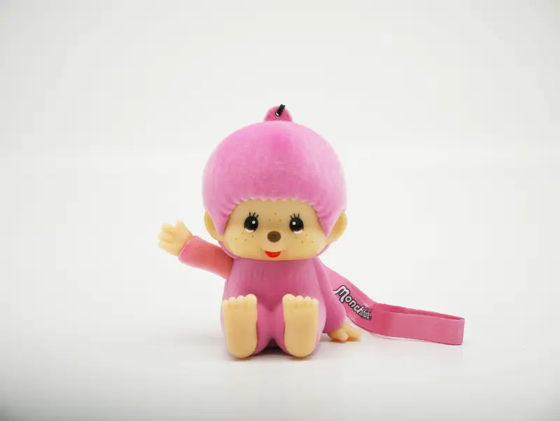 MONCHHICHI rose lumineux avec dragonne