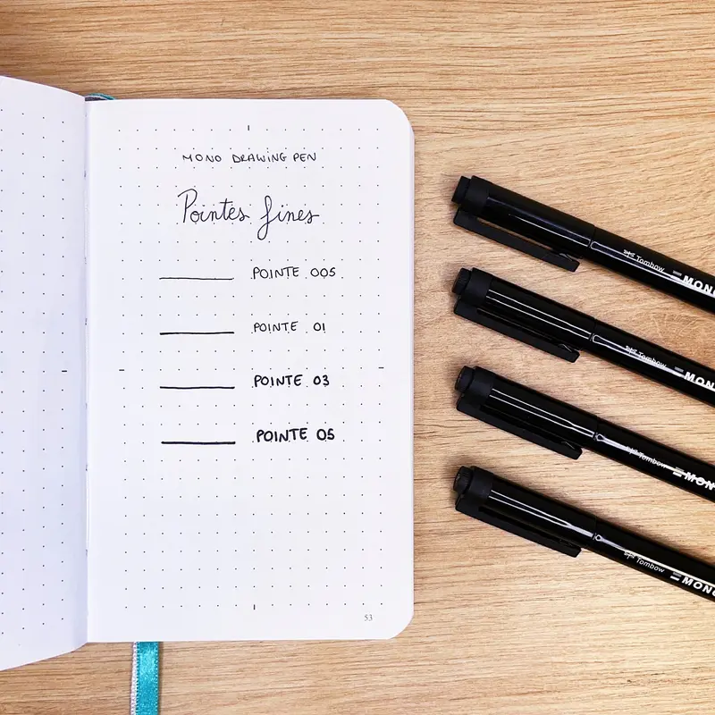 MONO Drawing Pen Fineliner de TOMBOW - Stylos