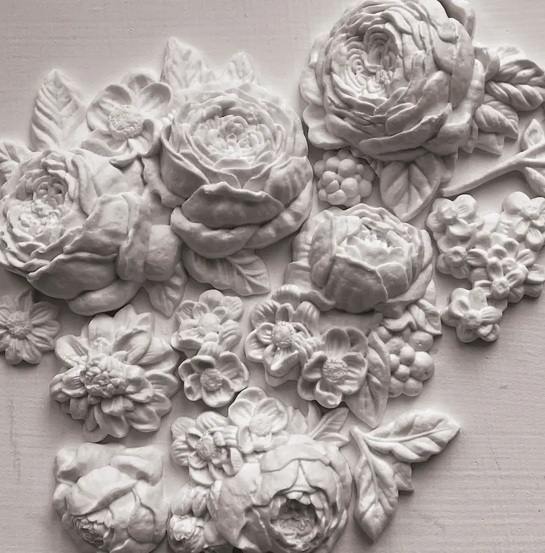 Moule de décoration Felicite IOD par Iron Orchid Designs