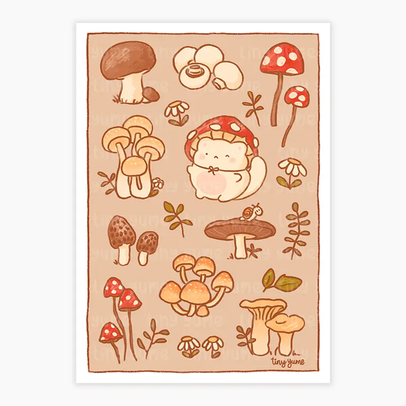 Muchrooms Print #PR029