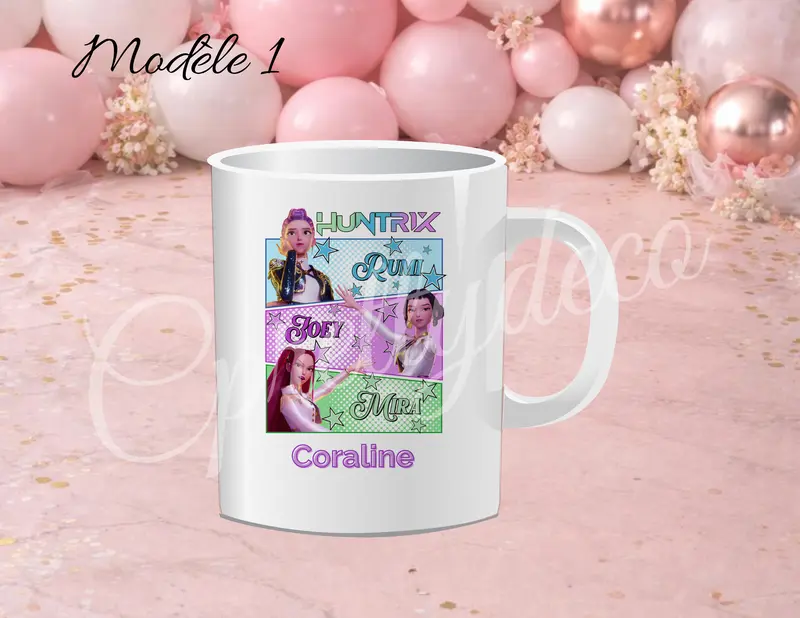 Mug Huntrix personnalisé