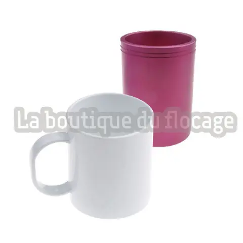 Mug Plastique Incassable Sublimation