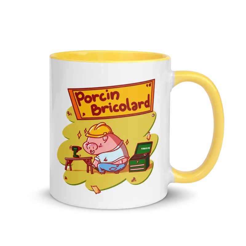 Mug Porcin Bricolard