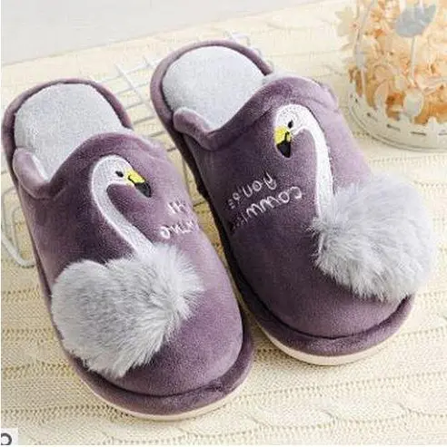 Mules Chaussons Flamant Rose Original