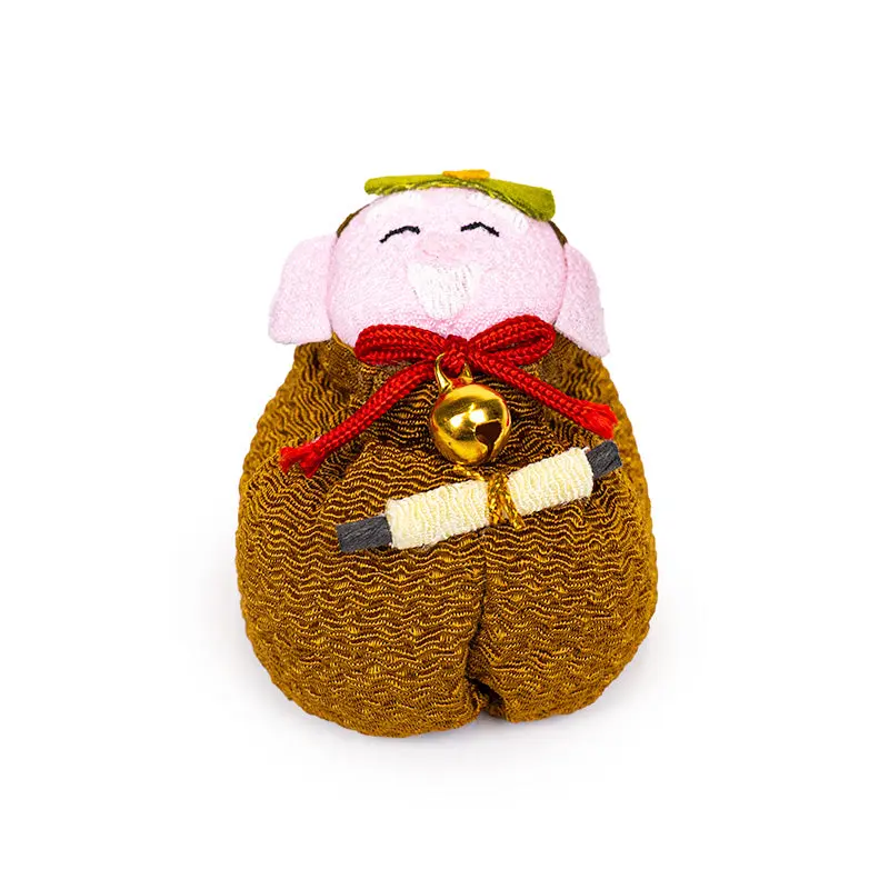 Muñeca Otedama Japonesa Crepé Jurojin