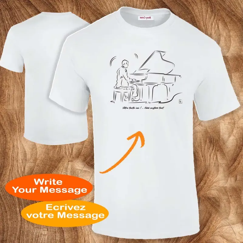 Musicien piano classique T-shirt Musique