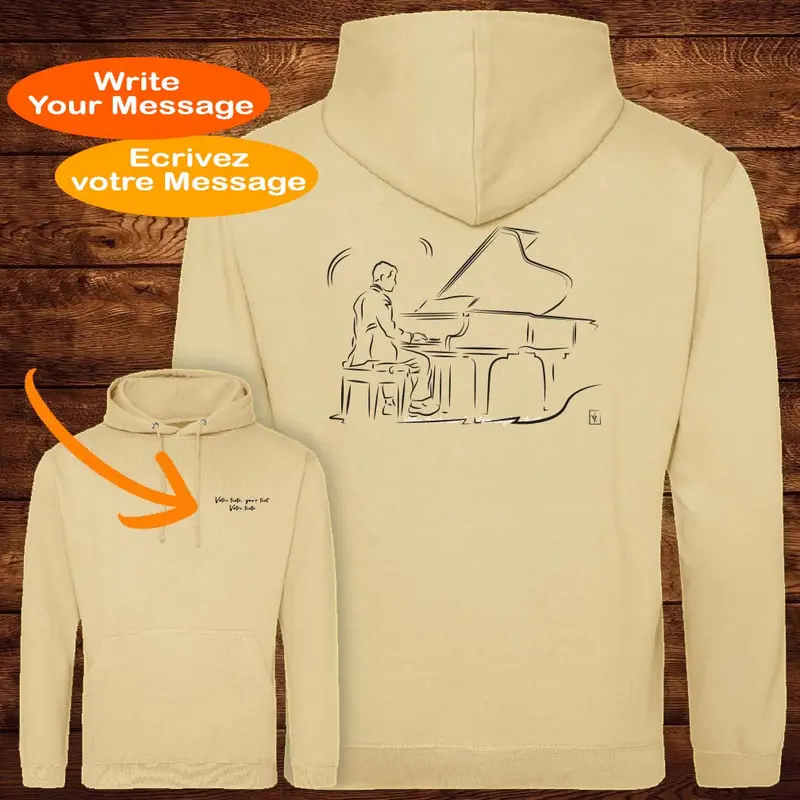 Musique Piano classique Sweat-shirt