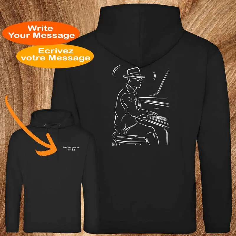 Musique Piano Jazz Sweat-shirt