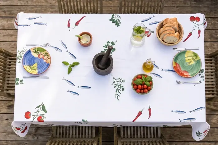 Nappe en coton enduit - Recette de cuisine