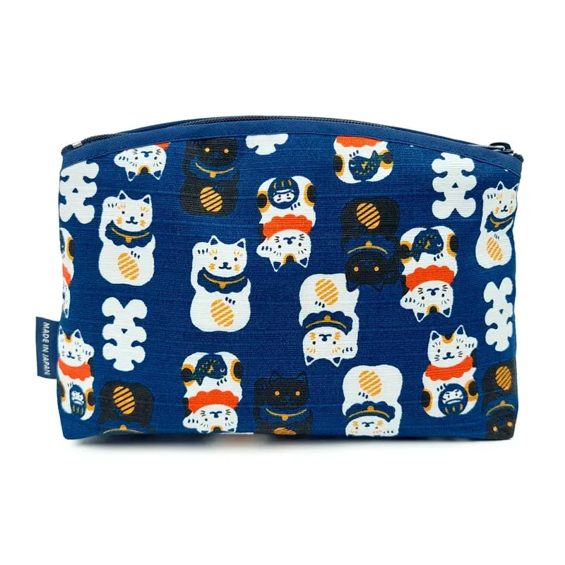 Neceser Japonés Azul Maneki Neko
