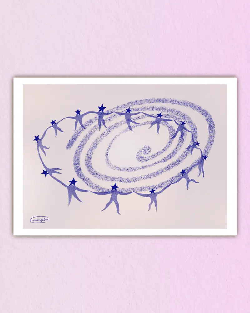 No Borders Between Us ✶ Signed A3 Print