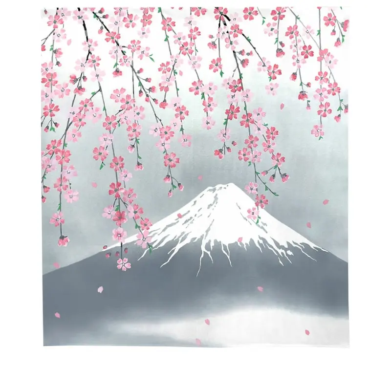 Noren Japonés Cerezo y Fuji