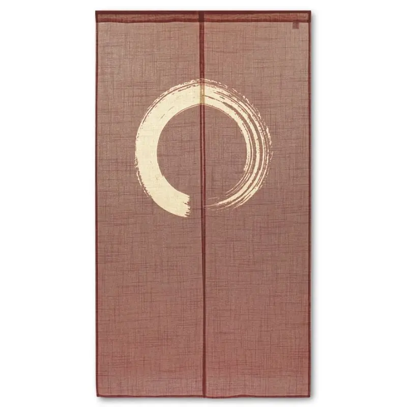Noren Japonés Enso Marrón