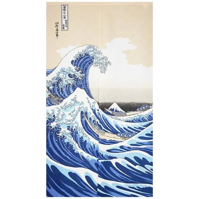 Noren Japonés La Gran Ola