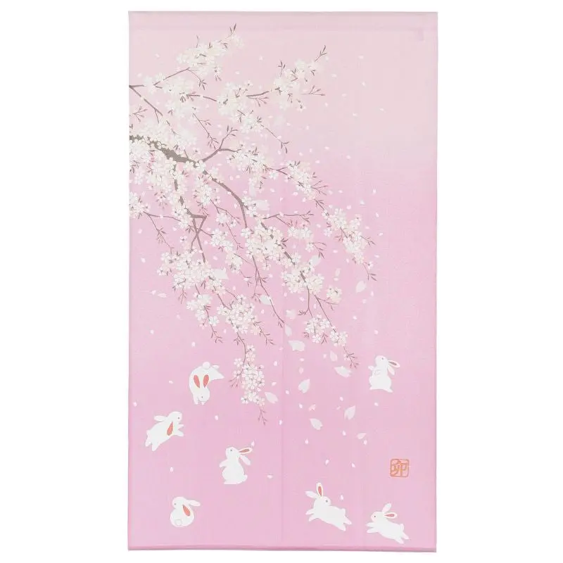 Noren Japonés Sakura Usagi