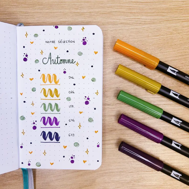 Notre sélection "Automne TOMBOW" - Feutres pinceaux