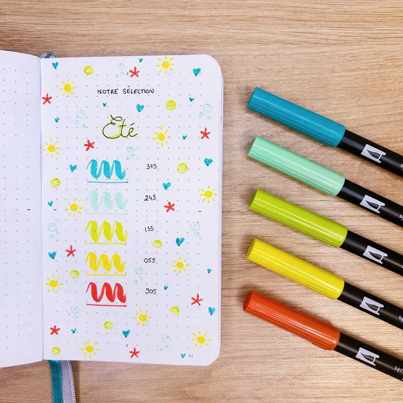 Notre sélection "Été TOMBOW" - Feutres pinceaux