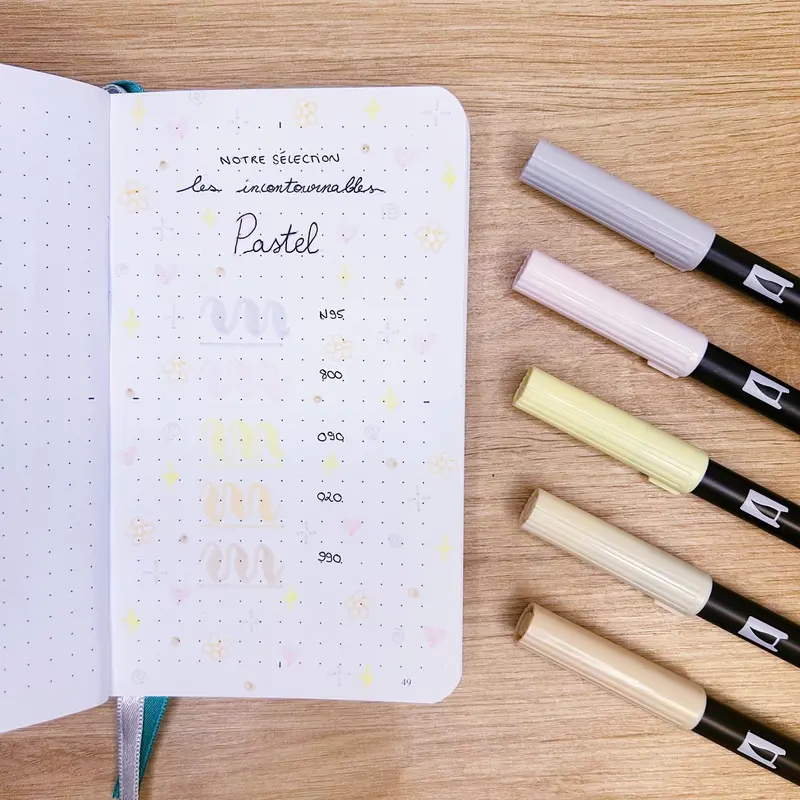 Notre sélection "Les incontournables Pastel TOMBOW" - Feutres pinceaux