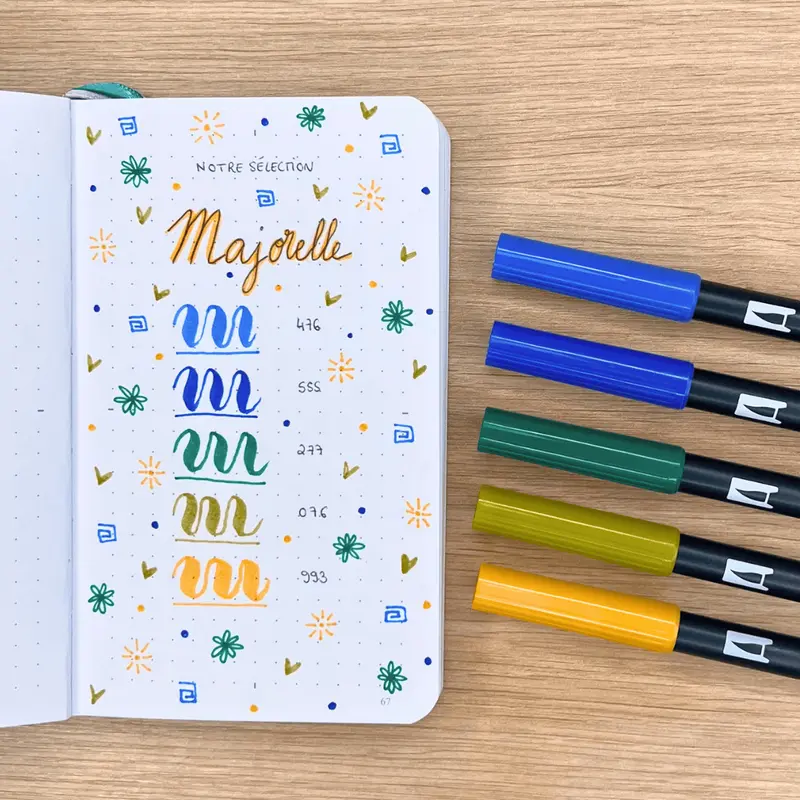 Notre sélection "Majorelle TOMBOW" - Feutres pinceaux