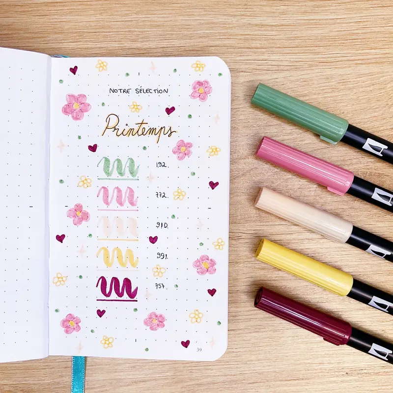 Notre sélection "Printemps TOMBOW" - Feutres pinceaux