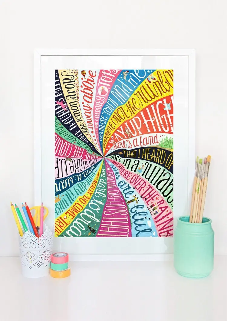 Over the Rainbow Print