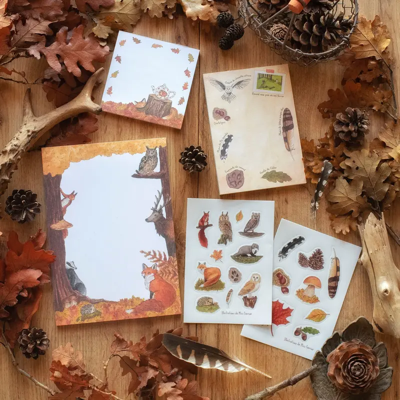 Pack Balade en Forêt - Papeterie